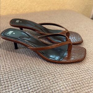 Zara kitten Sandals size 38